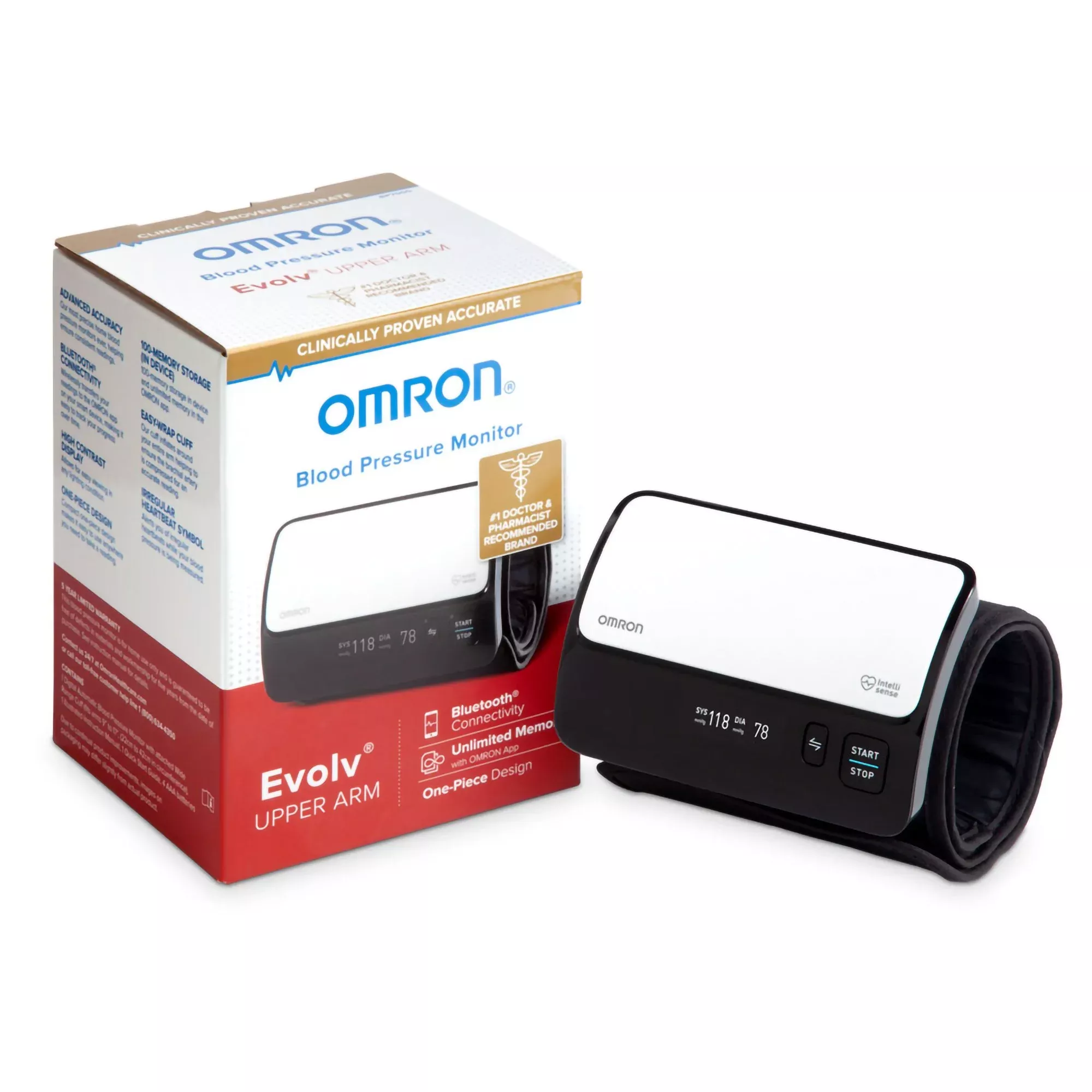 Evolv Wireless Upper Arm Blood Pressure Monitor