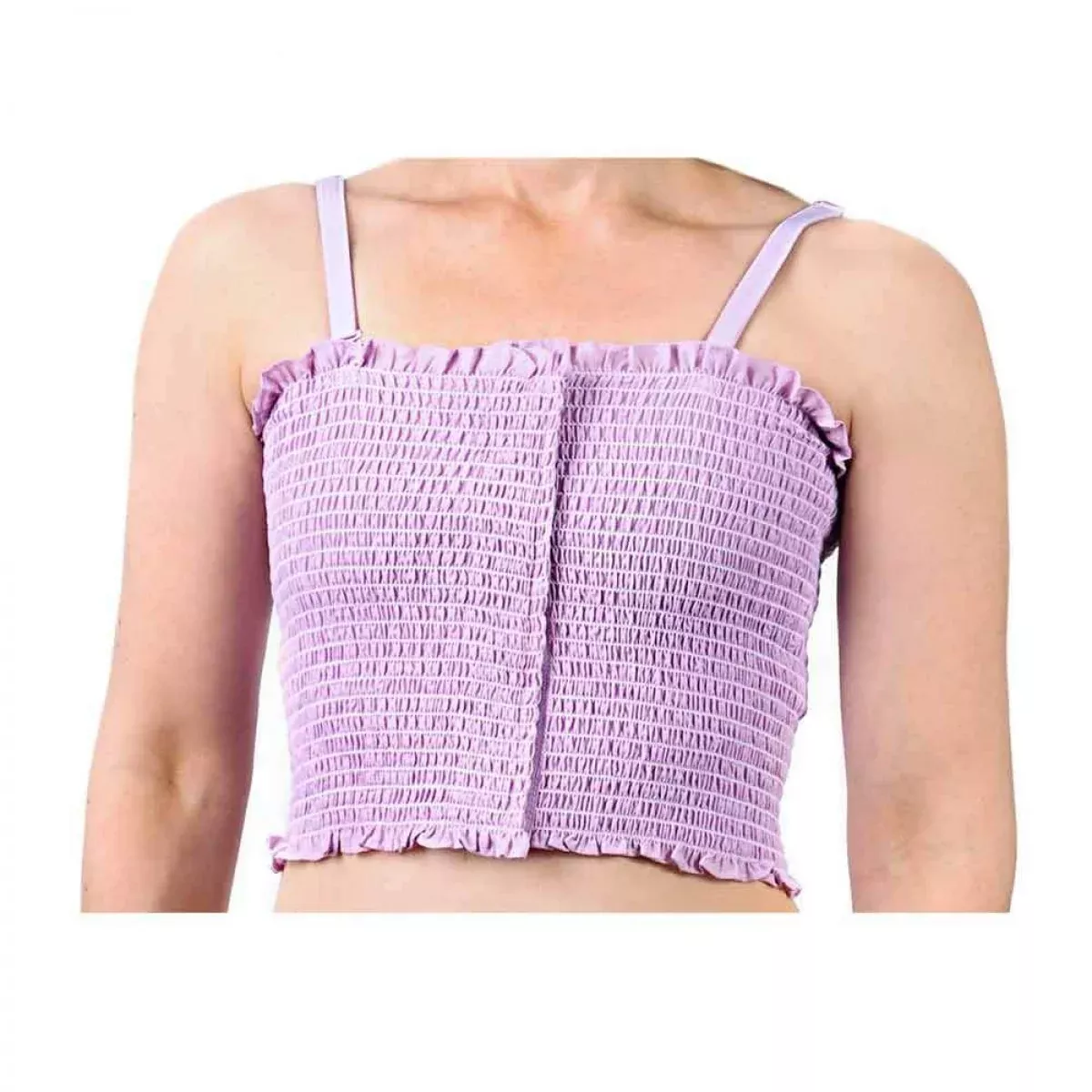 Expand-A-Band Post-Op Breast Binder Lined Solid Pink Medium - 1 Each