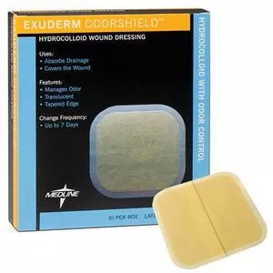 Exuderm OdorShield Hydrocolloid Dressing, 2" x 2"