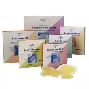 Exuderm Regulated Colloidal Dispersion Thin Hydrocolloid Dressing 6" x 6"
