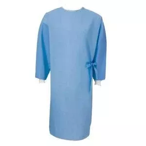 Fabric-Reinforced Sterile-Back Surgical Gown, Large, Disposable