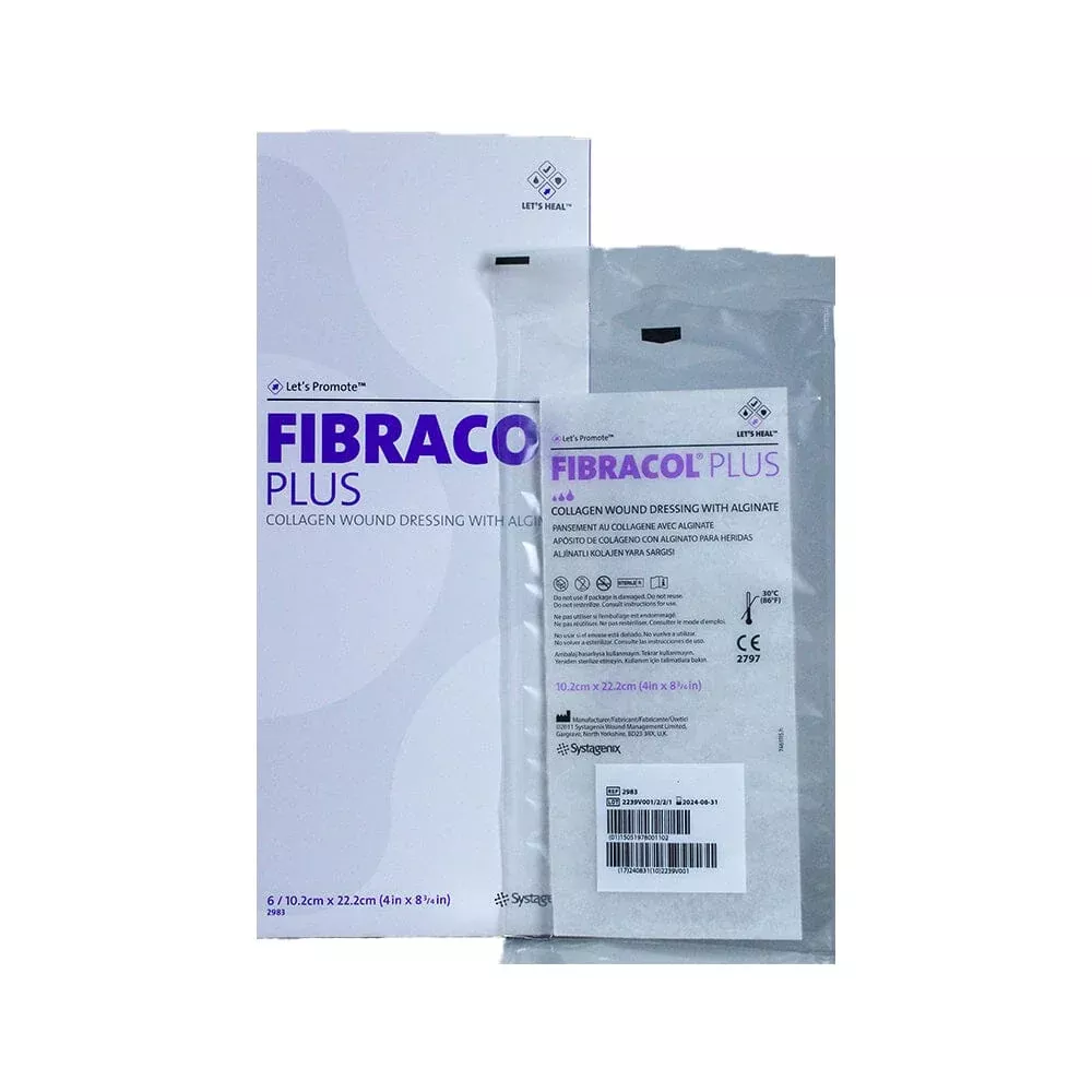 Fibracol Plus Collagen Wound Dressing 4" x 8-3/4"