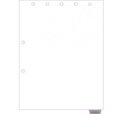 Filepro Chart Divider Bottom Tab Position #4 "Exhibit S" 1/5 Cut Mylar Reinforced Tab Clear 100# White 8 1/2" X 11" - 250/Box