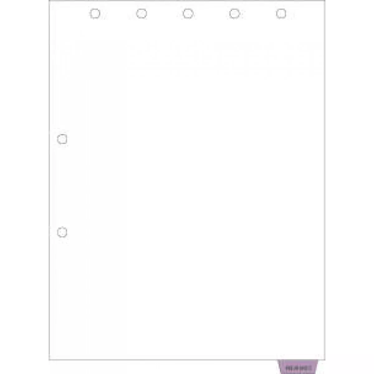 Filepro Chart Divider Bottom Tab Position #7 "Insurance" 1/7 Cut Mylar Reinforced Tab Purple 32# White Ledger 8-1/2"X11" - 50 Per Box