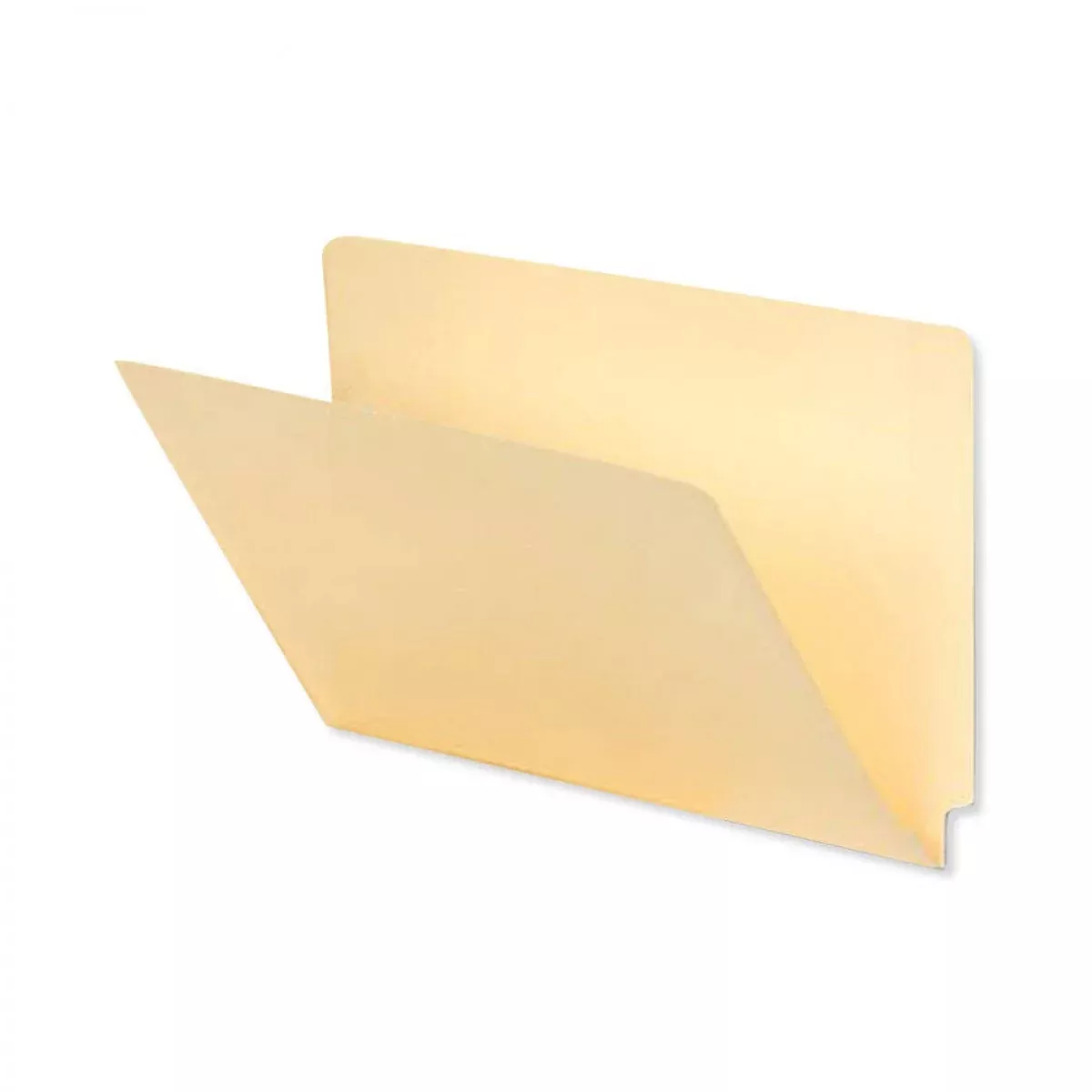 Filepro End Tab Folder Fastener # 3&5 14Pt Manila Flush Front 12-1/4"X9-1/2" 2Ply 250 Per Case