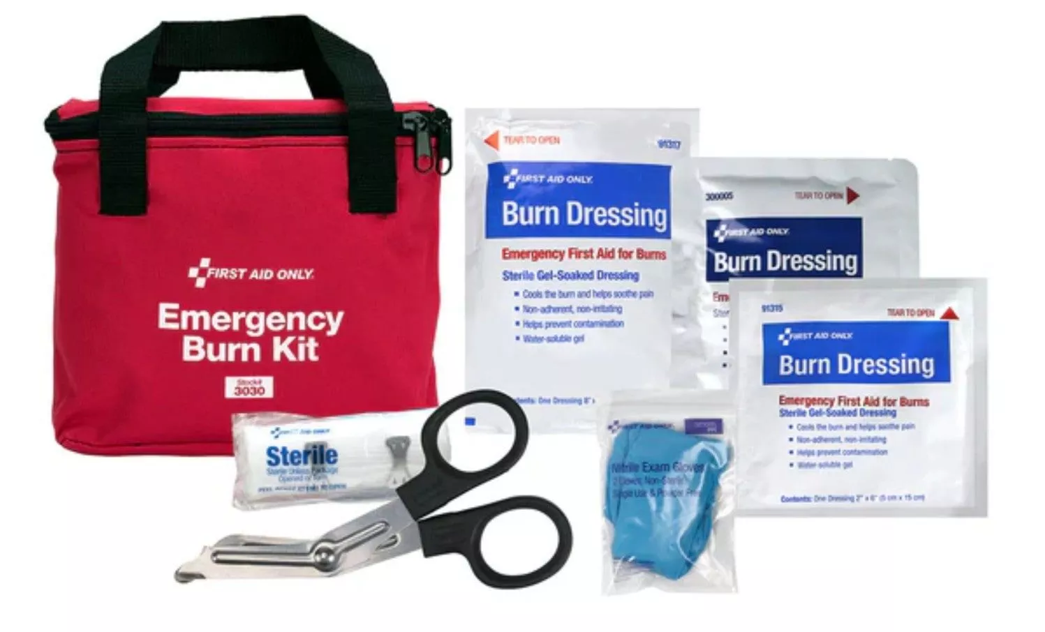 First Aid Only Soft Pack Emergency Burn Kit