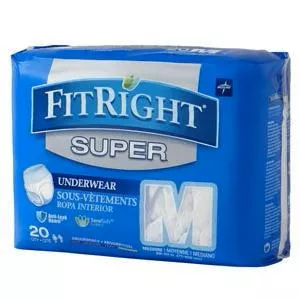 FitRight Super Protective Underwear, Medium28" - 40"