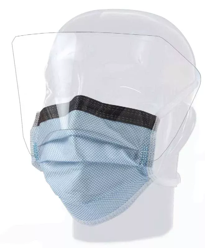 FluidGard 160 Anti-fog Surgical Mask with Eye Shield