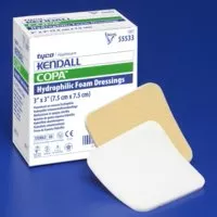 Foam Dressing Kendall™ 2 X 2 Inch Square Non-Adhesive without Border Sterile