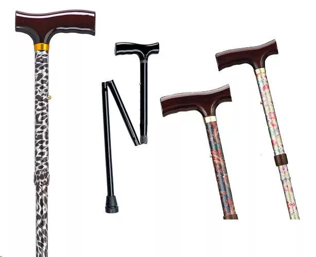 Folding Cane, Height Adjustable