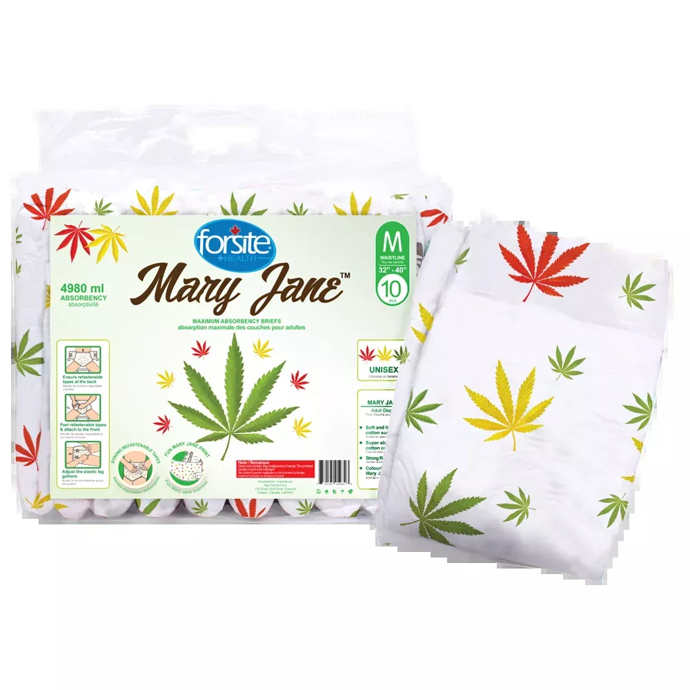 Forsite Mary Jane Printed Adult Diapers