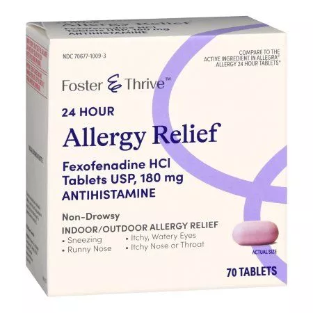 Foster & Thrive 24-Hour Allergy Relief Tablets - Antihistamine