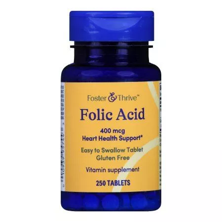 Foster & Thrive Folic Acid Tablets - Vitamin Supplement