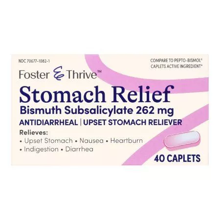 Foster & Thrive Stomach Relief - Anti-Diarrheal (40 Caplets)