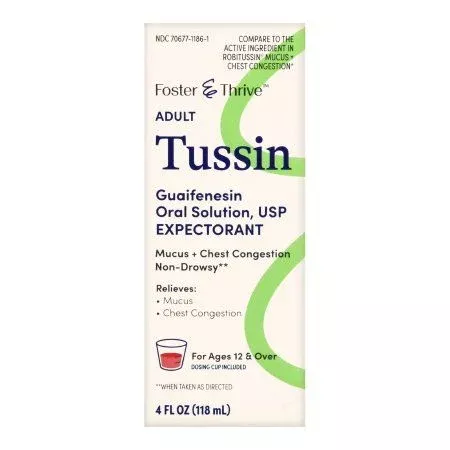Foster & Thrive Tussin Guaifenesin Oral Solution