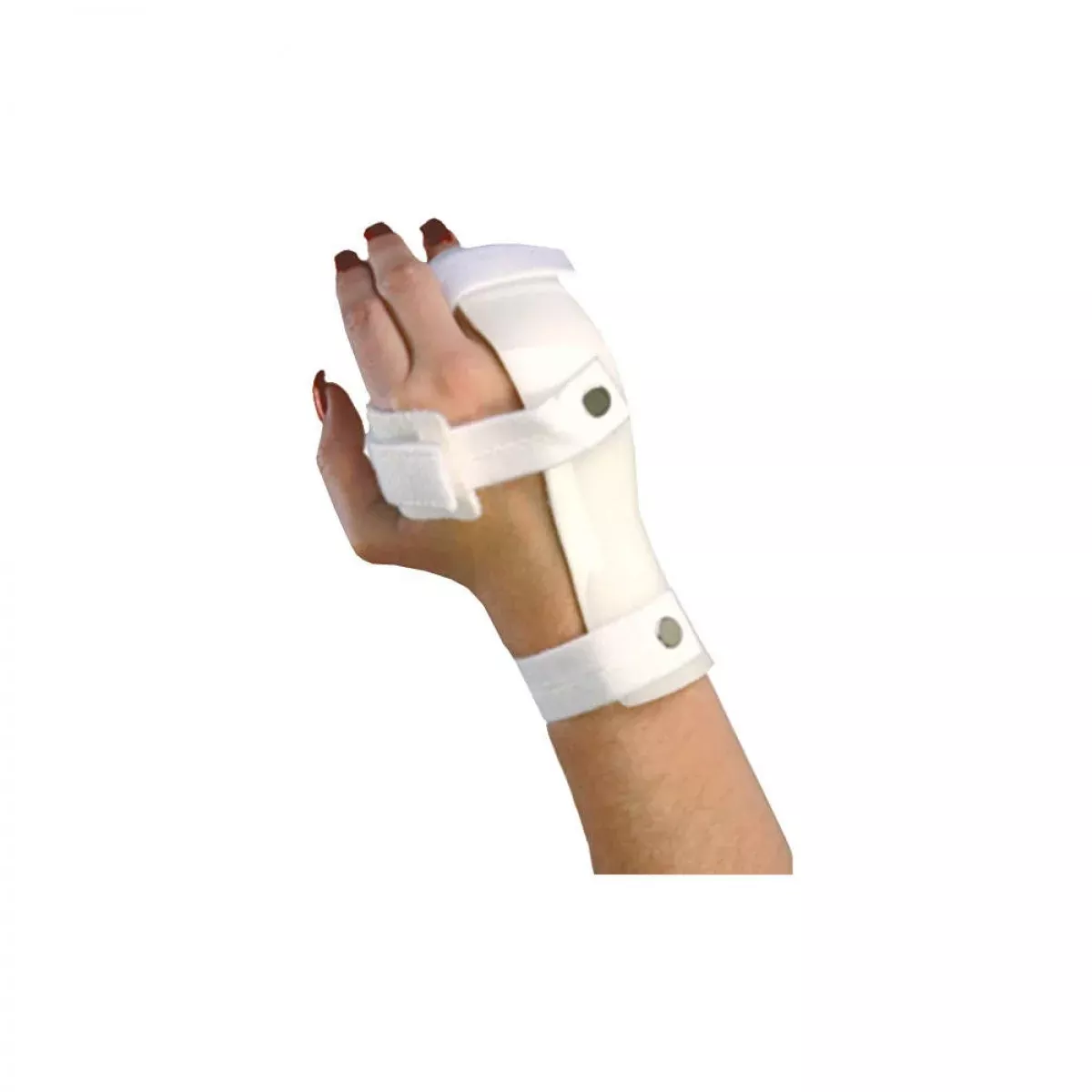 Fracture Brace Boxer Splint, Left White Polyethylene Small 1 Per Each