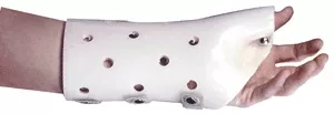 Fracture Brace Wrist Hand, Left White Xlarge 1 Per Each