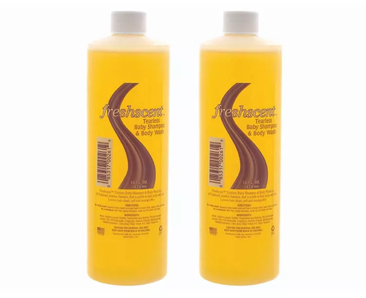 Freshscent Tearless Baby Shampoo & Body Wash, 16 oz Bottle