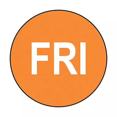 FRIDAY Circle Labels H-17920-13398