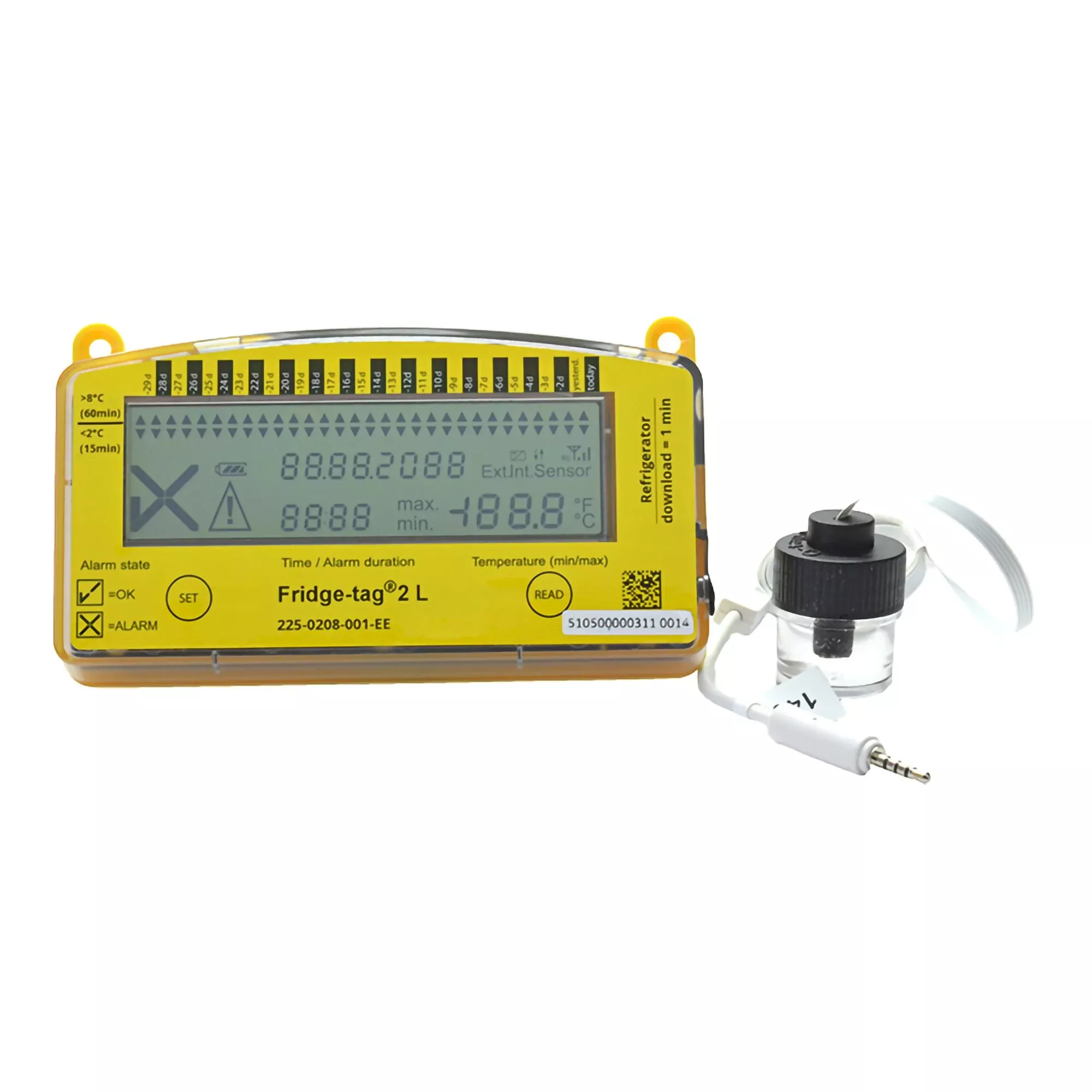 Fridge-tag 2L Refrigerator Vaccine Data Logger with Alarm