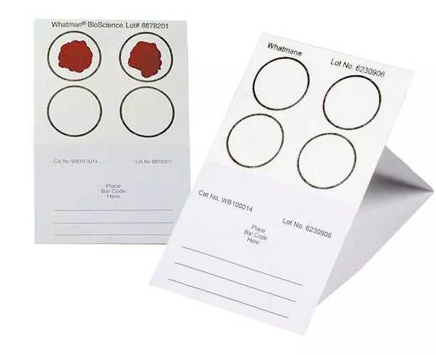 GE Bio-Sciences Blood Stain Card