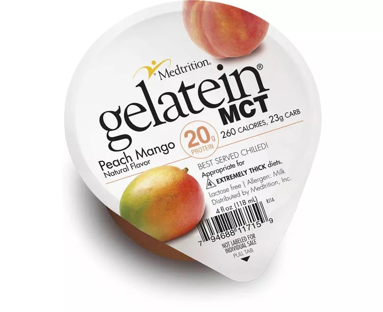 Gelatein Plus Gelatin Dessert with MCT Oil