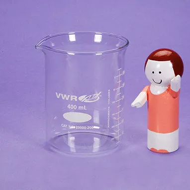 Glass Beaker, 400mL H-3374-17642