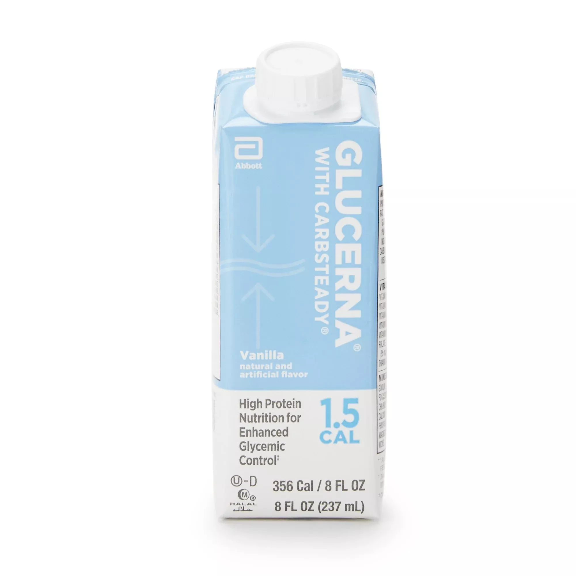 Glucerna 1.5 Cal Vanilla High Protein Nutrition for Enhanced Glycemic Control