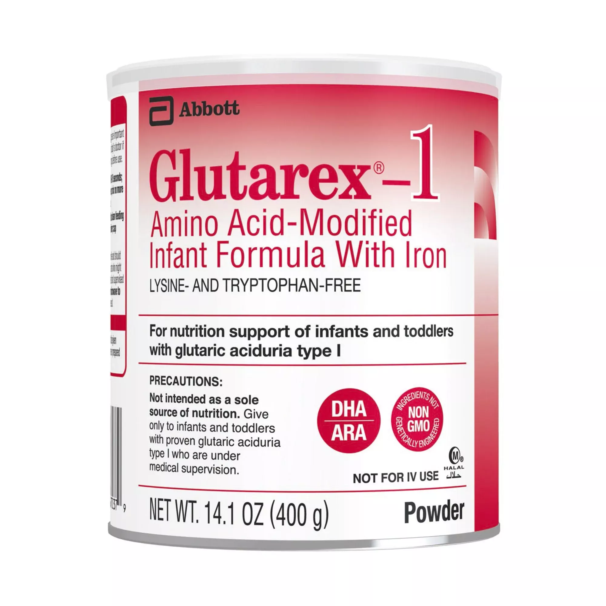 Glutarex-1 Amino Acid-Modified Infant Formula With Iron, 14.1-ounce can