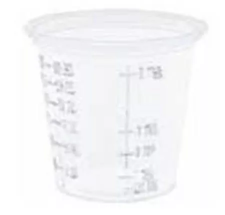 Graduated Medicine Cup Conex 1.25 oz. Translucent Plastic Disposable