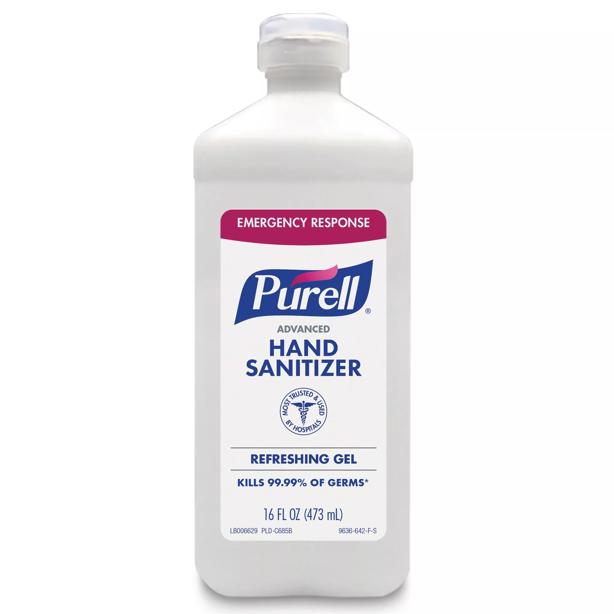 Hand Sanitizer Purell Advanced 16 oz. Ethyl Alcohol Gel Bottle