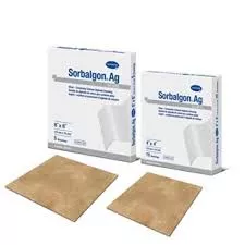 Hartmann Silver Alginate Dressing Sorbalgon Ag 4 X 5 Inch Rectangle Sterile #999613