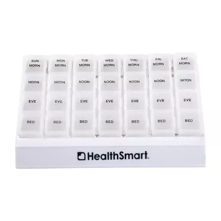 HealthSmart 7-Day, 4-Dose Pill Organizer