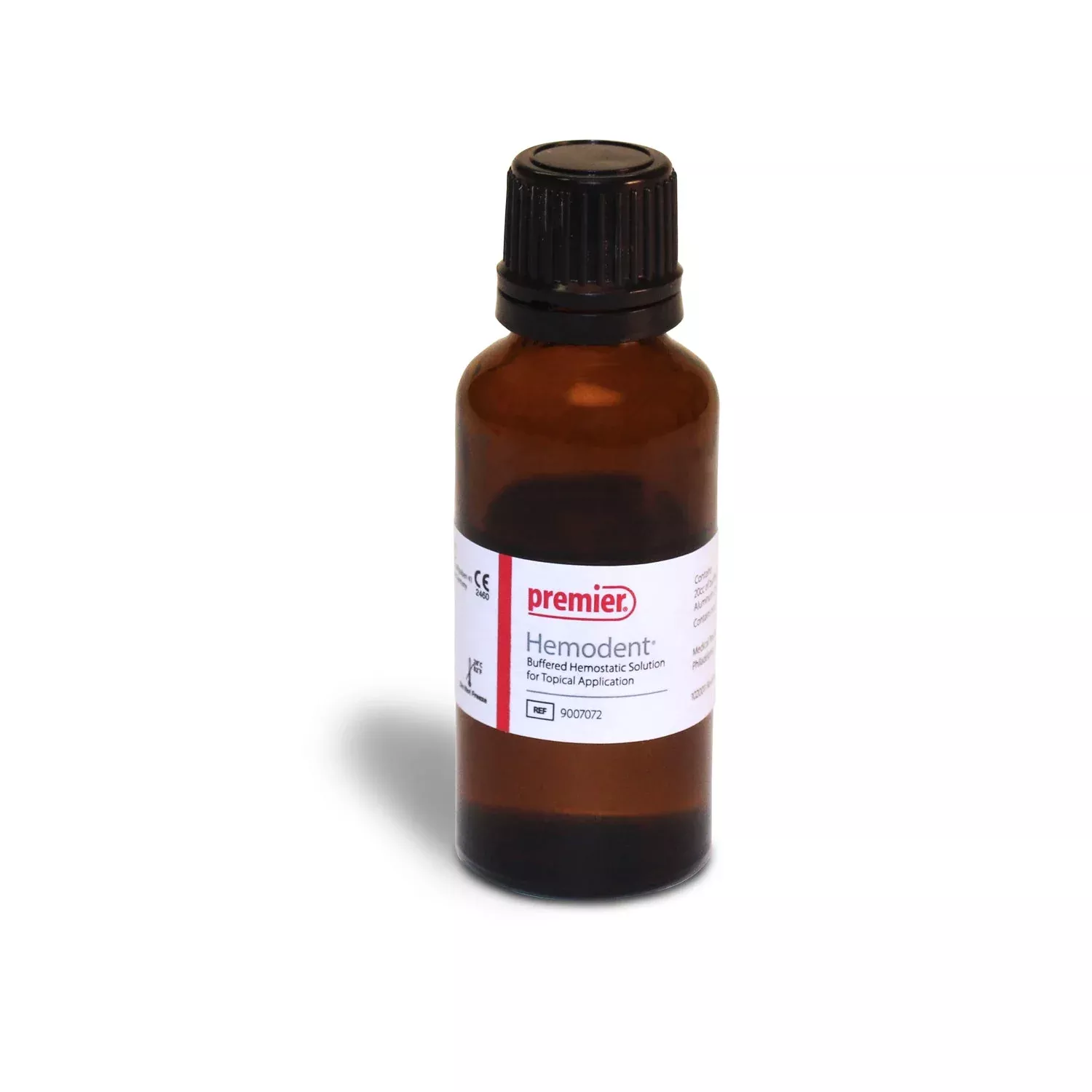 Hemodent 20 cc Liquid, Buffered Aluminum Chloride without Epinephrine, 20 cc