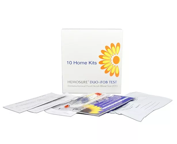 Hemosure IFOB Test Home Kit Mailers with Collection Tubes