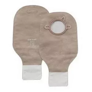 Hollister New Image Two-Piece Drainable Pouch, 2-1/4" Flange, Filter, Clamp Closure, Beige
