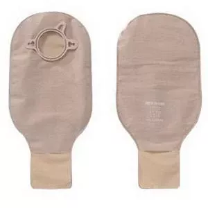Hollister New Image Two-Piece Drainable Pouch, 2-3/4" Flange, Clamp Closure, Beige