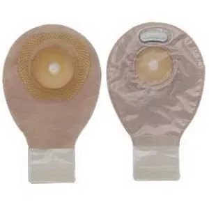 Hollister Premier One-Piece Drainable Mini Pouch Up to 2-1/8" Cut-to-Fit, Flat SoftFlex Skin Barrier, Filter, 7" L, Integrated Closure, Beige