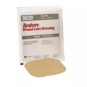 Hollister Restore Hydrocolloid Dressing with Foam Backing, Sterile 6" x 8"
