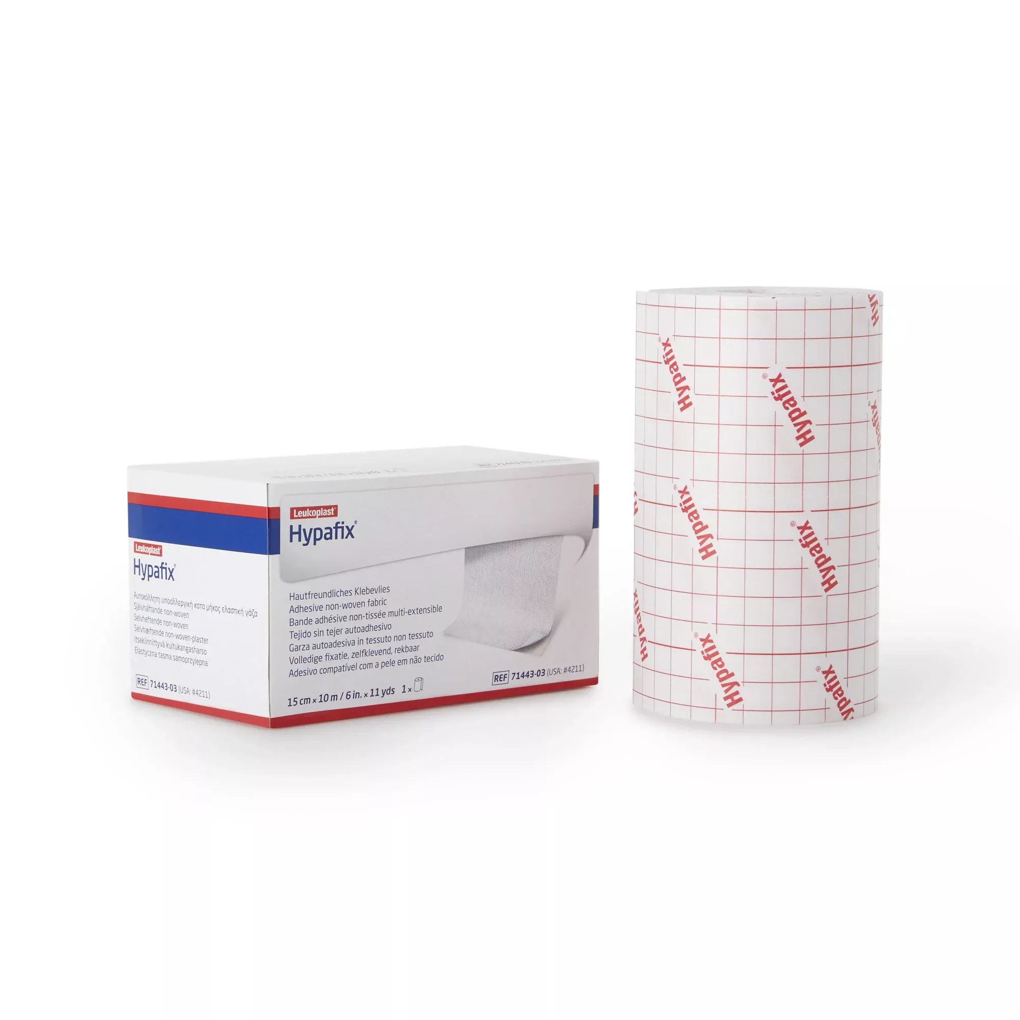 Hypafix Nonwoven Dressing Retention Tape, 6 Inch x 10 Yard, White