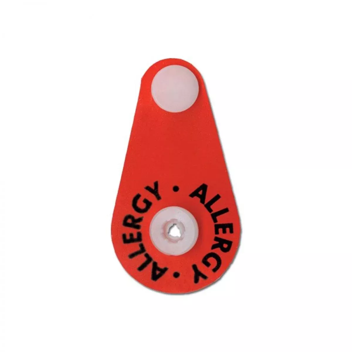 Ident-Alert Alert Bands Clasp Poly "Allergy" Pre-Printed, State Standardization Adult/Pedi Red - 200 Per Box