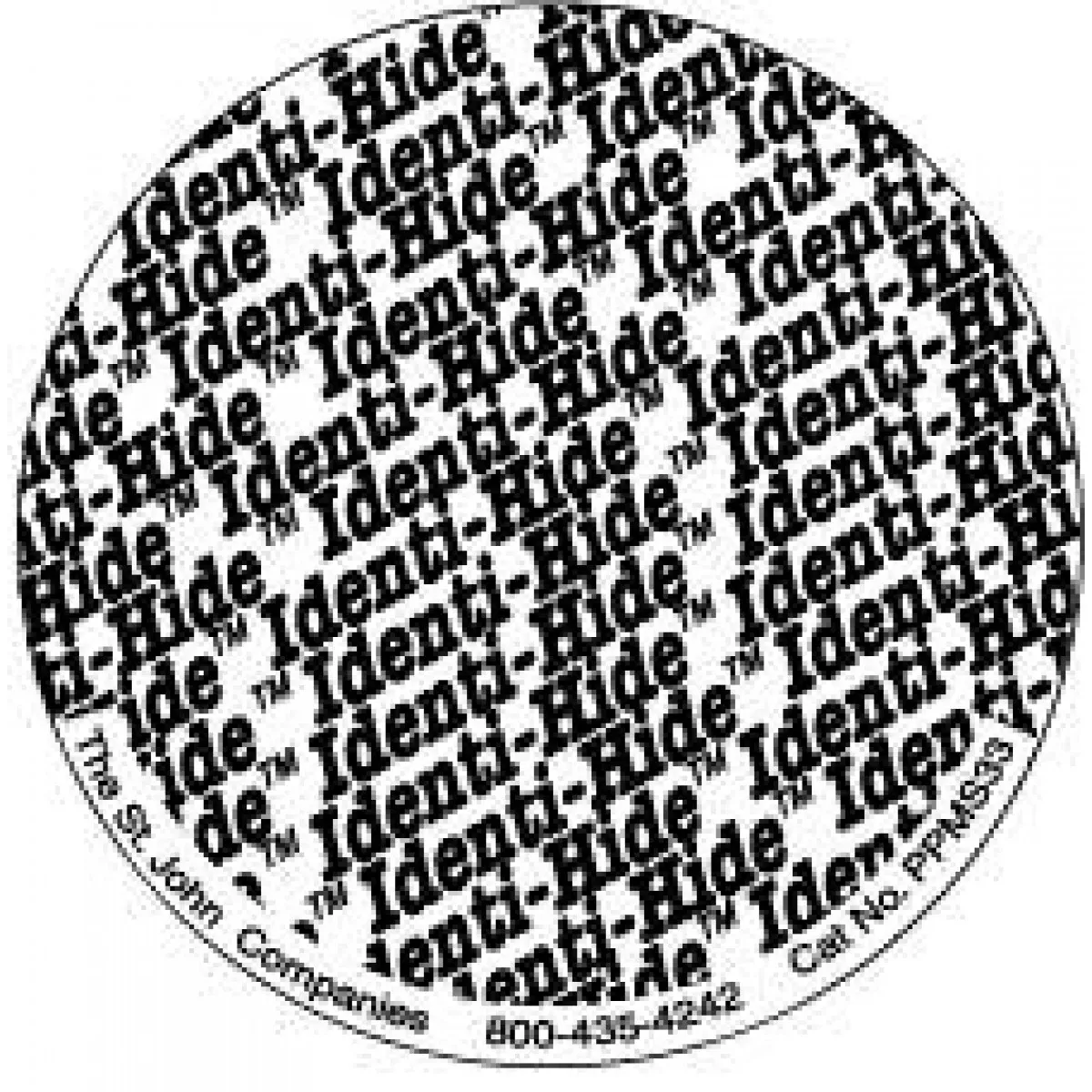 Identi-Hide Label Covers Patient Information Paper Permanent 3" Core X Opaque White 500 Per Roll