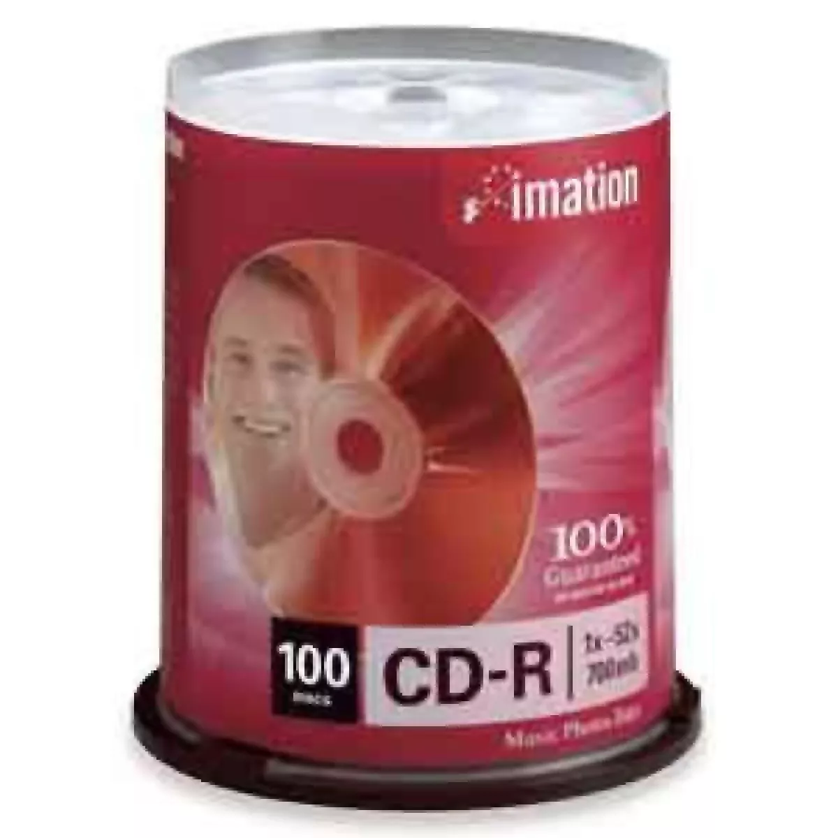 Imation Cd-R 80Min, 52X, General Use Silver 700Mb - 100 Per Pack