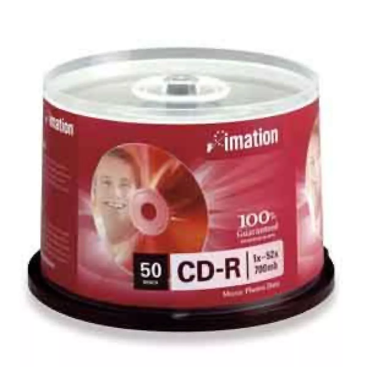 Imation Cd-R 80Min, 52X, General Use Silver 700Mb - 50 Per Pack