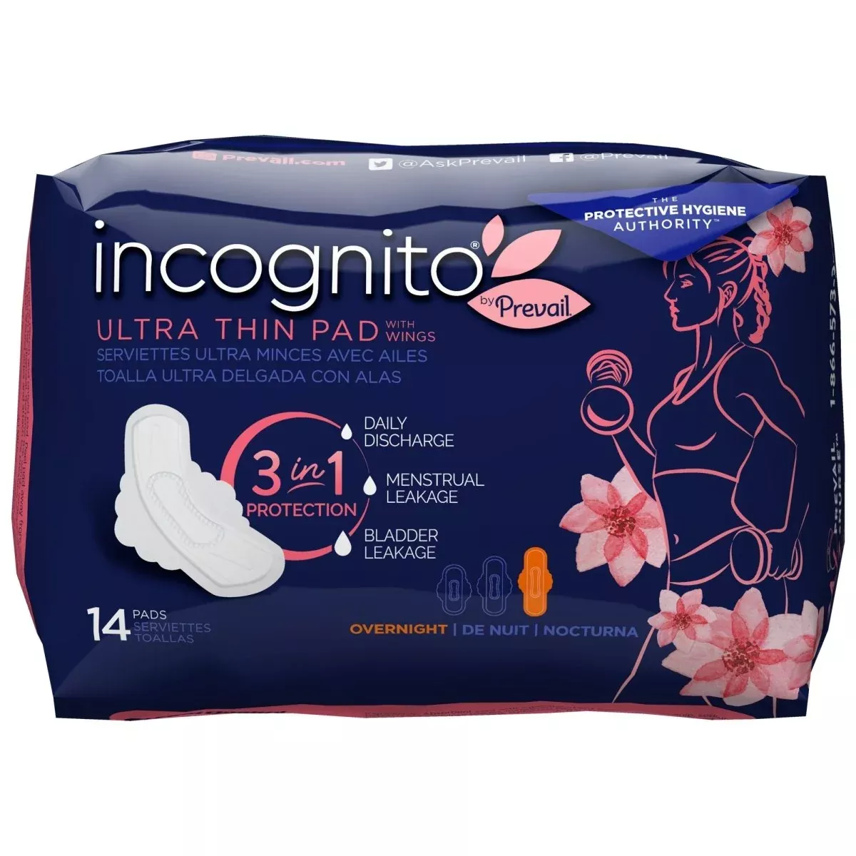 incognito by Prevail Ultra Thin with Wings