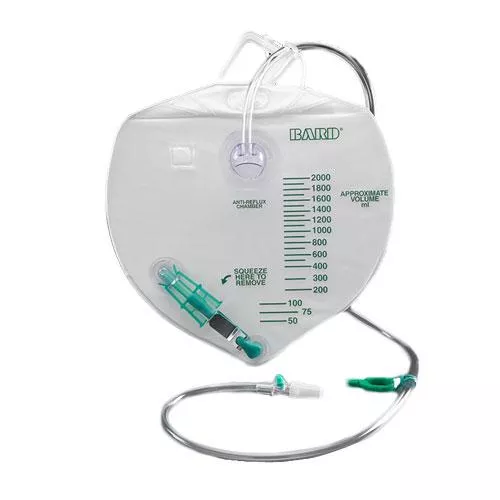 Infection Control Urinary Drainage Bag with Anti-Reflux Chamber 2,000 mL