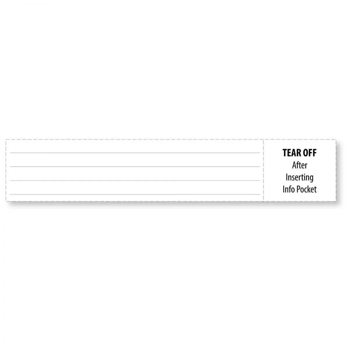 Insert Cards Paper X Adult And Infant White - 250 Per Book