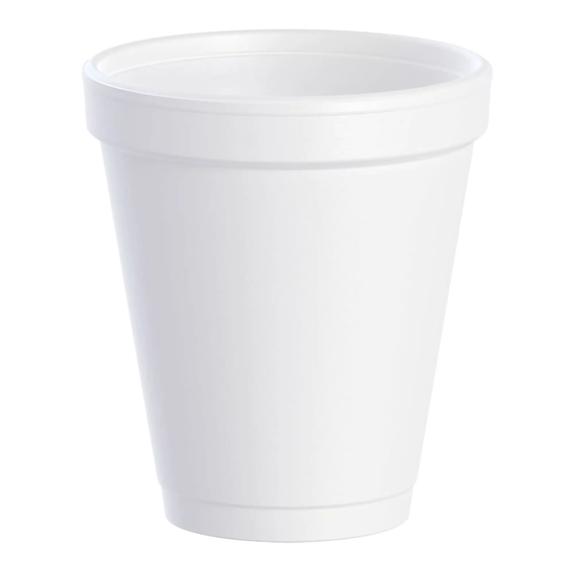 Insulated Drinking Cup Dart 6 oz. Styrofoam White Disposable #6J6