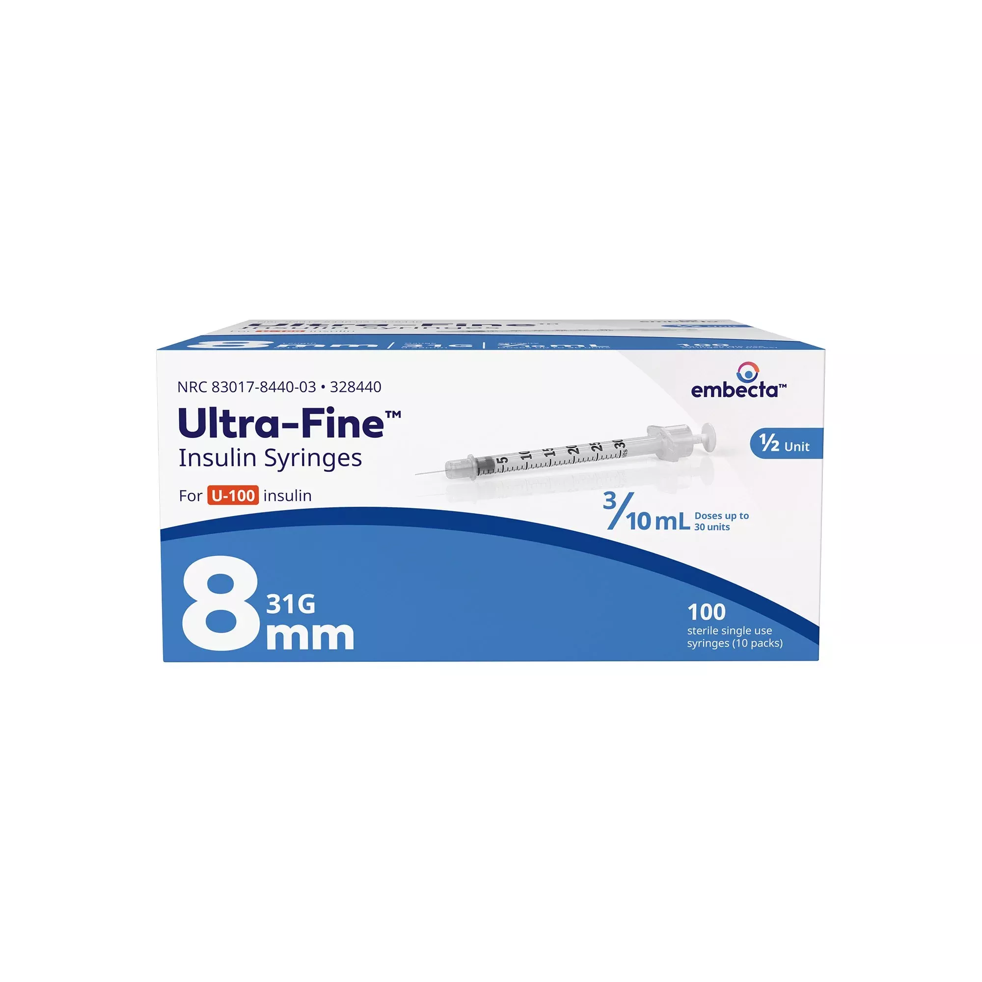 Insulin Syringe with Ultra-Fine II Needle
