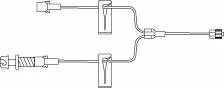 IV Extension Set Needle-Free Port Micro Bore 7 Inch Tubing Without Filter